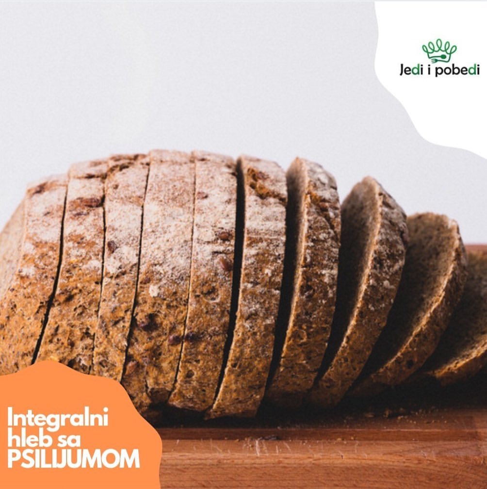 Pšenični integralni hleb sa psilijumom recept za zdravu ihranu